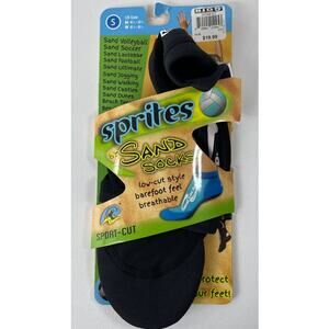 Sprites by Sand Socks Unisex Low Cut Barefoot Feel Breathable Small NEW Beach